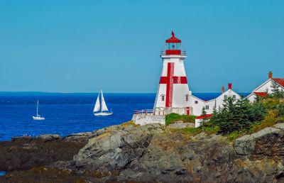 Head Harbour Lighthouse by Debbie Black